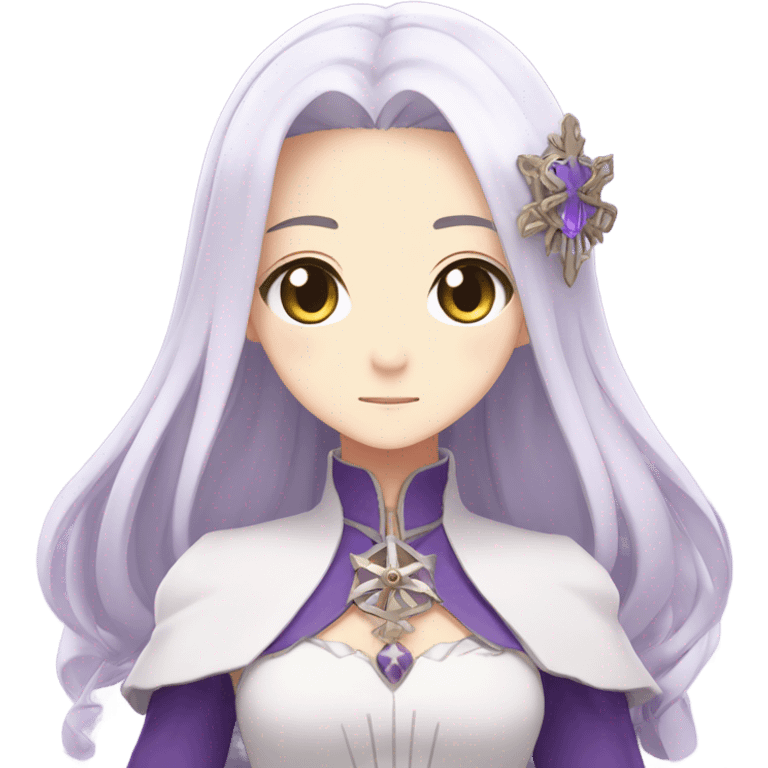 Emilia from Re-Zero￼￼ emoji