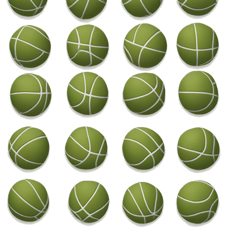 something related to computing but olive green and at the same time related to basketball emoji