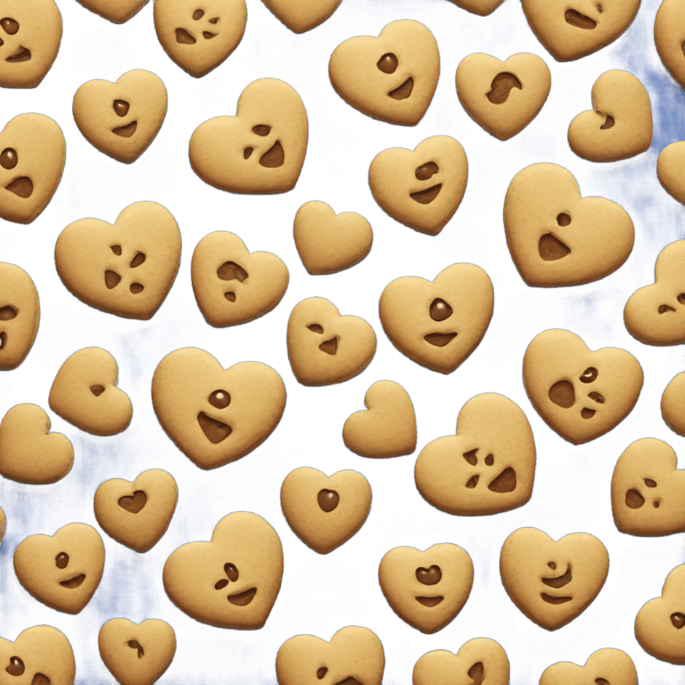 Cookie heart emoji