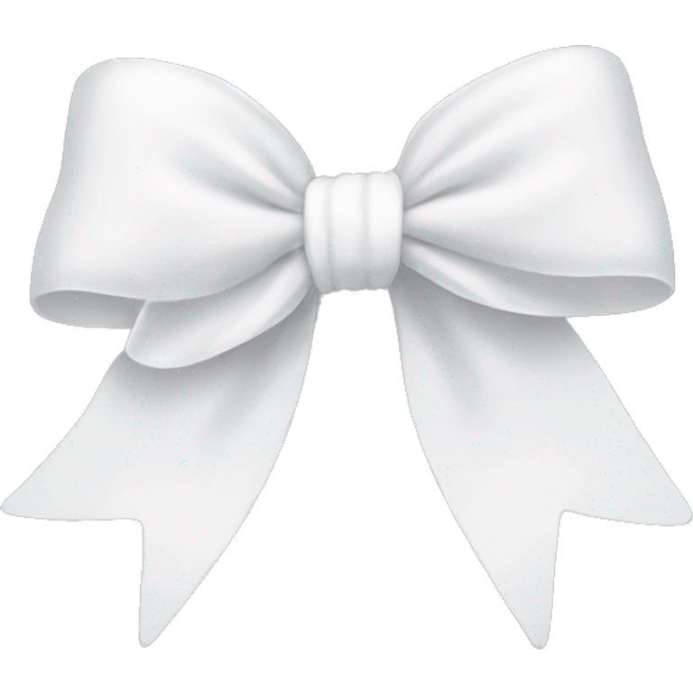 white bow emoji