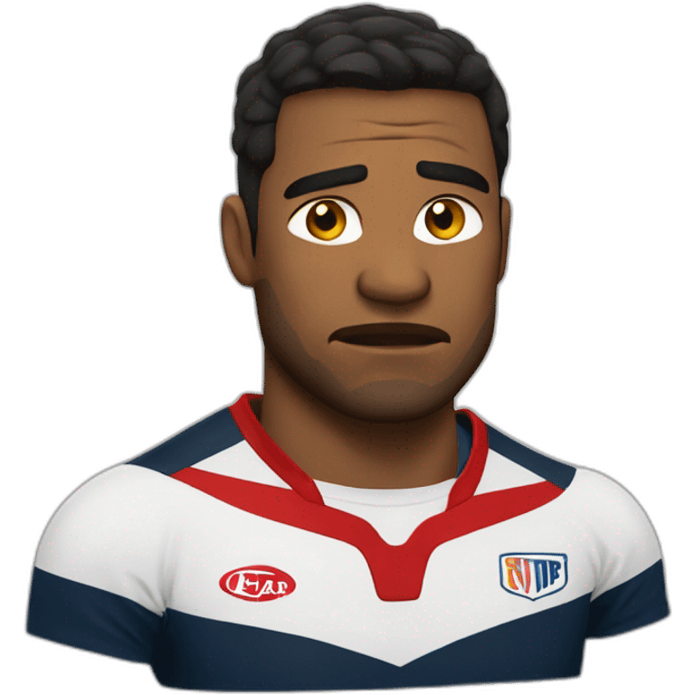 Rugbyman triste emoji