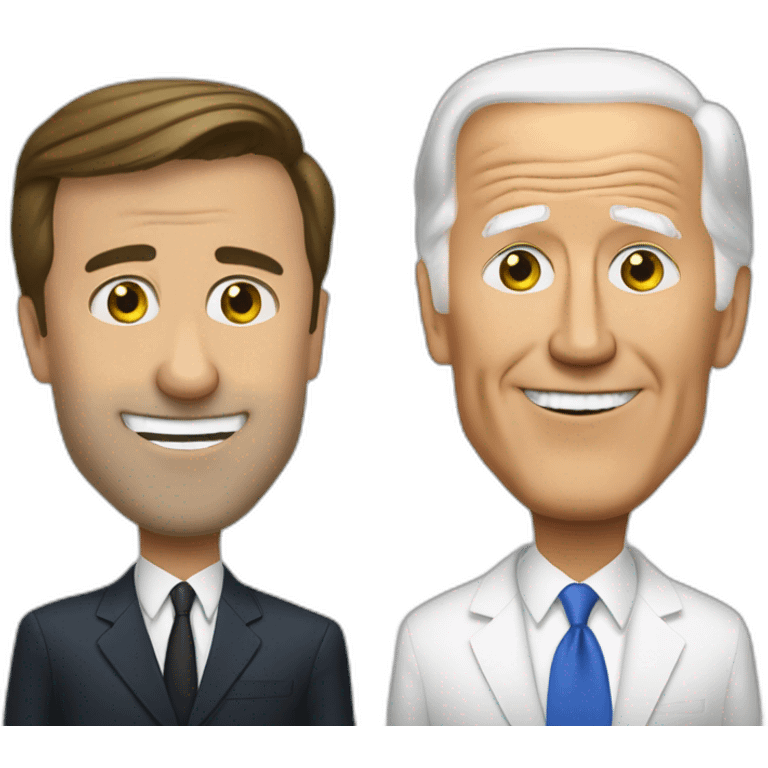 Zelenskyi and Biden emoji