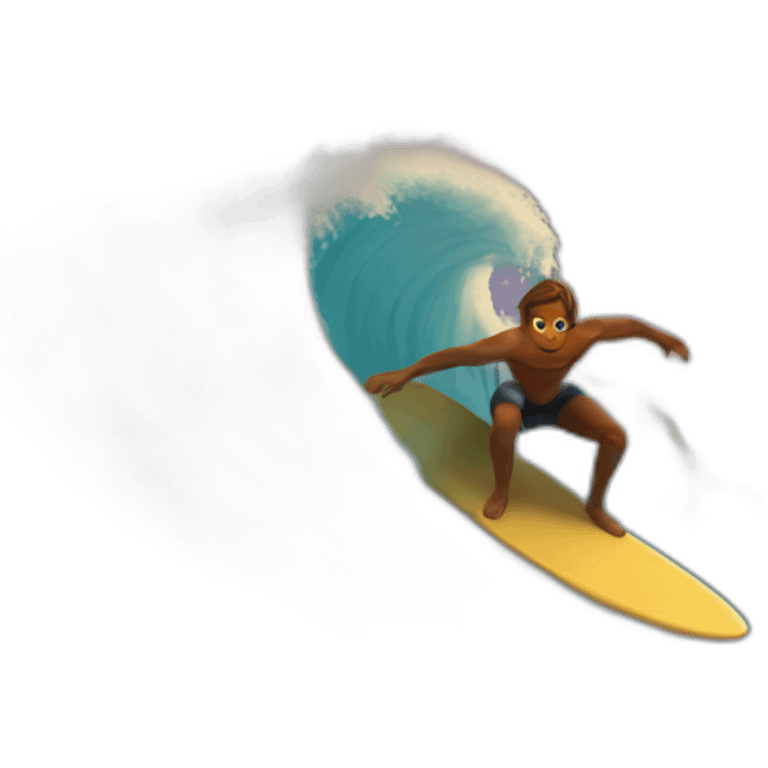 sunset surfing emoji