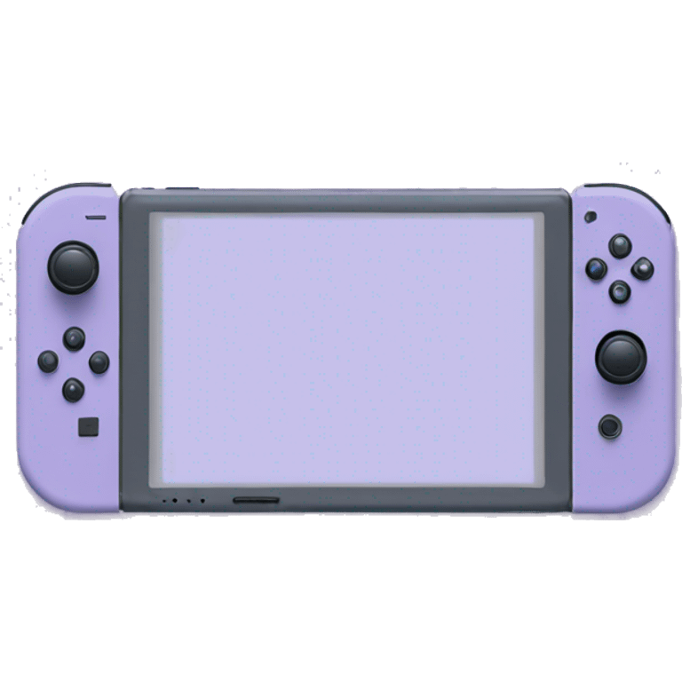 Pastel purple Nintendo switch  handheld  emoji