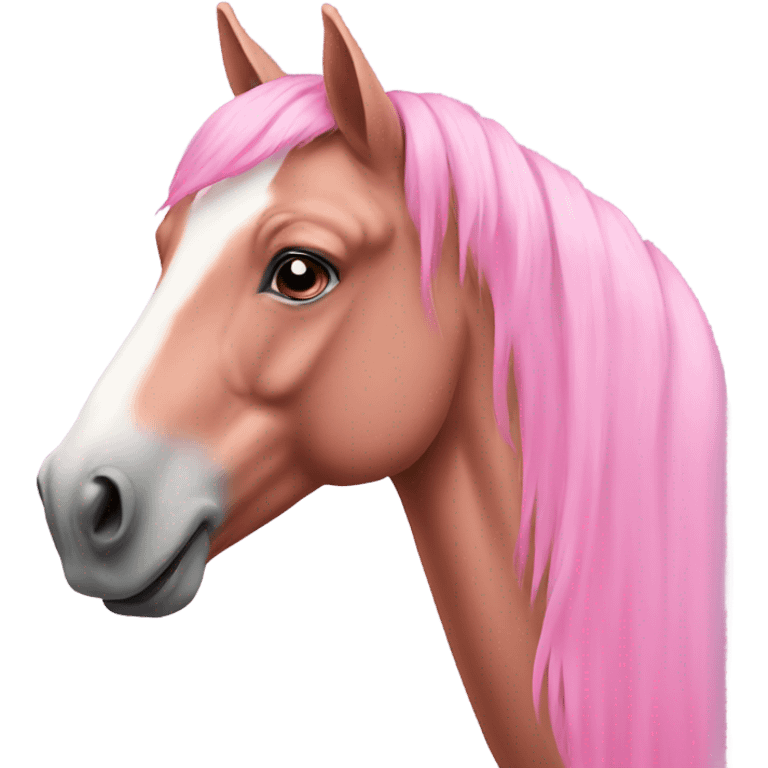 Pink horse emoji