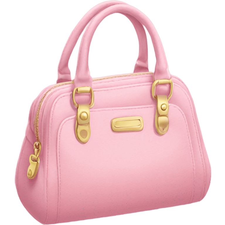 A baby pink purse emoji