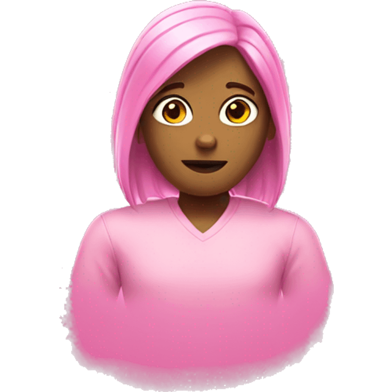 Pink Netflix emoji