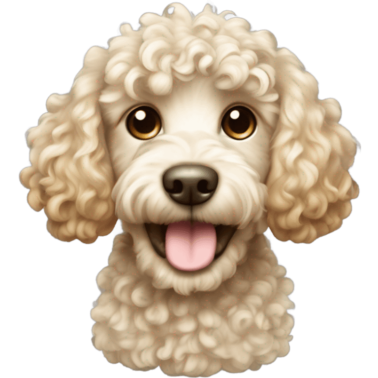 Cockapoo dog emoji