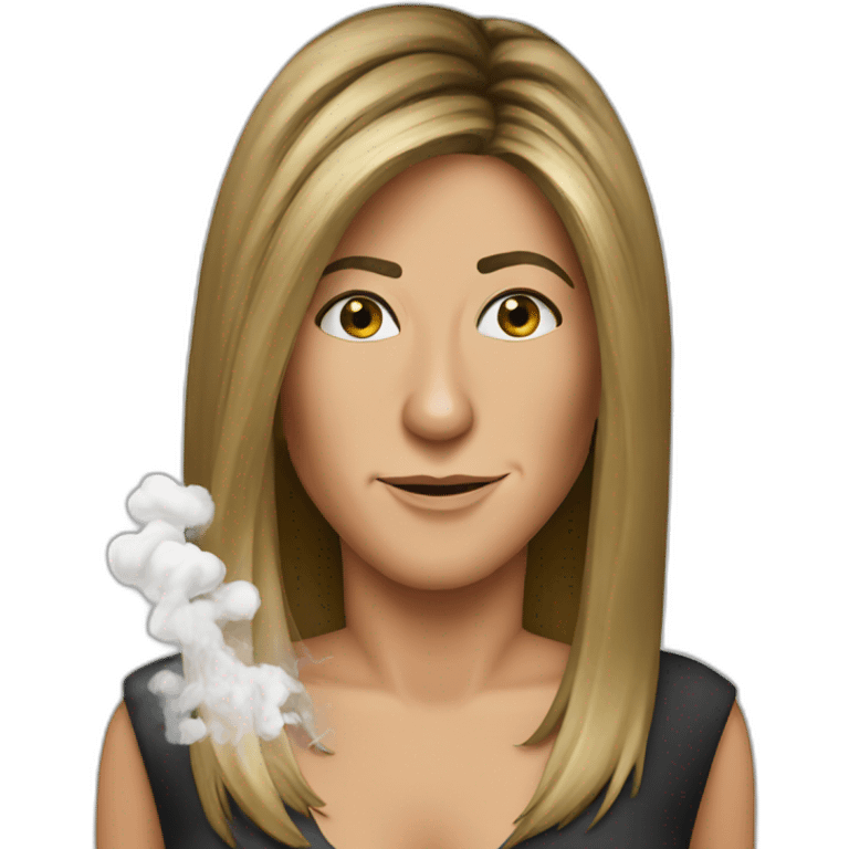 jennifer aniston smoking emoji