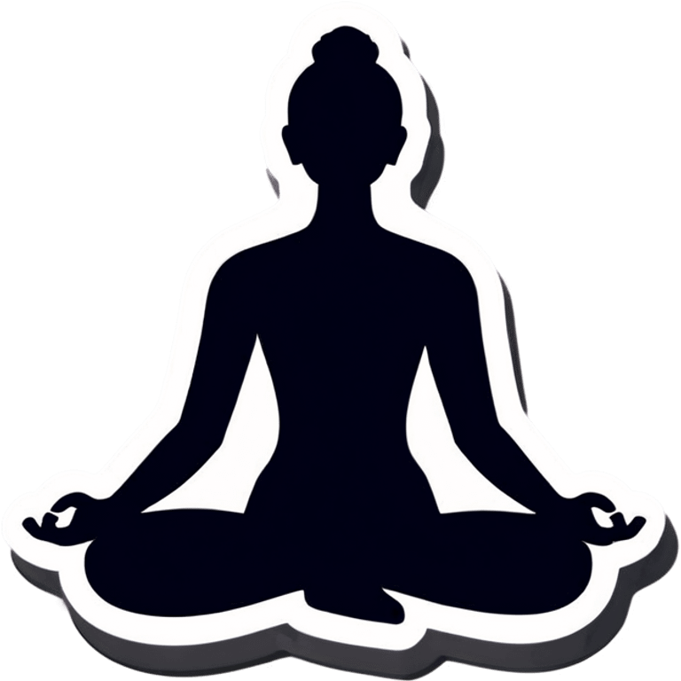 Yoga zen emoji