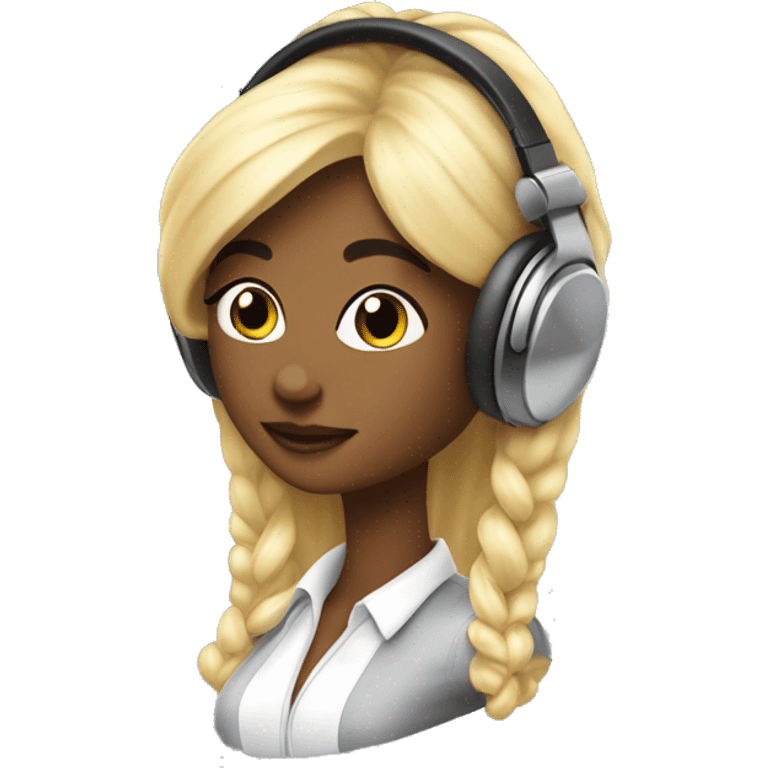 Coquette appel ￼headphones  emoji