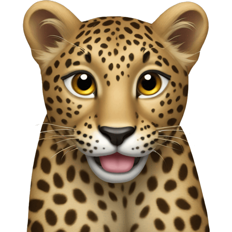 leopard heart  emoji