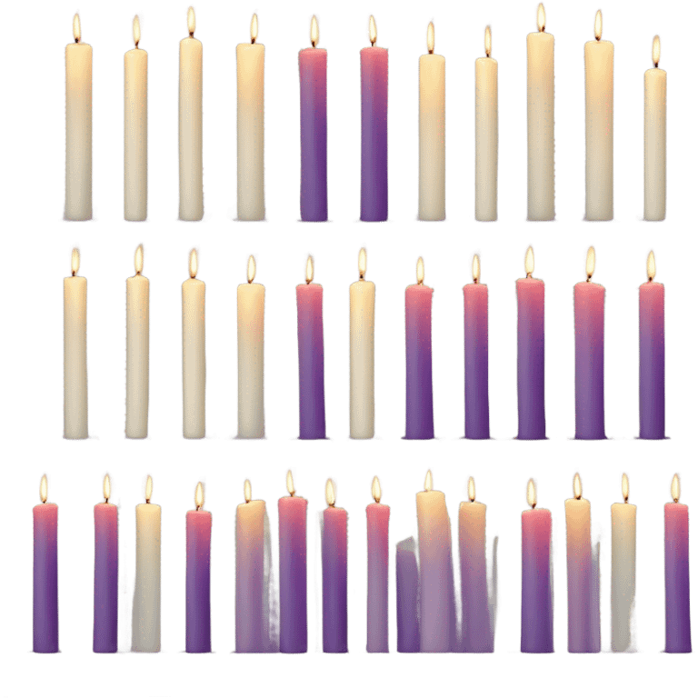 Bunch church candles emoji