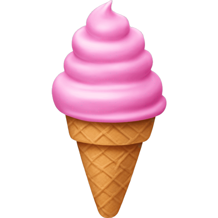 Pink ice cresm emoji