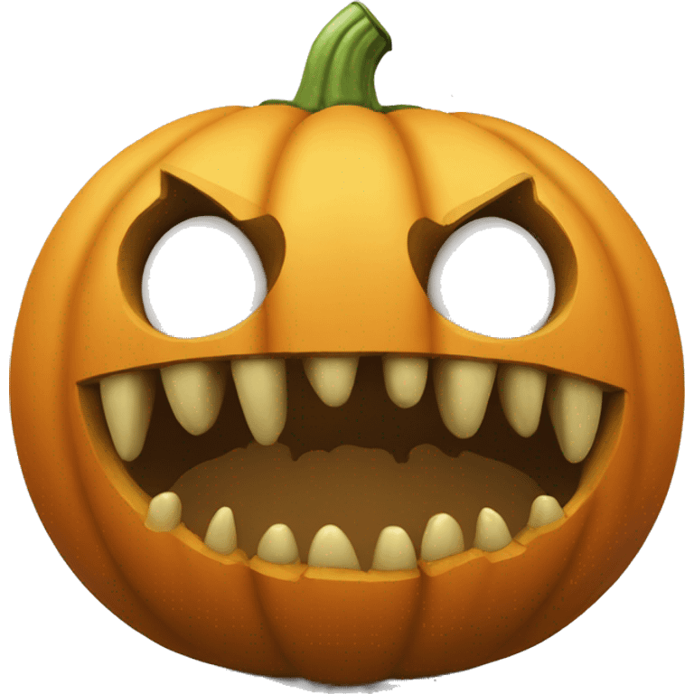 pumpkin with human legs sprouting out the bottom emoji