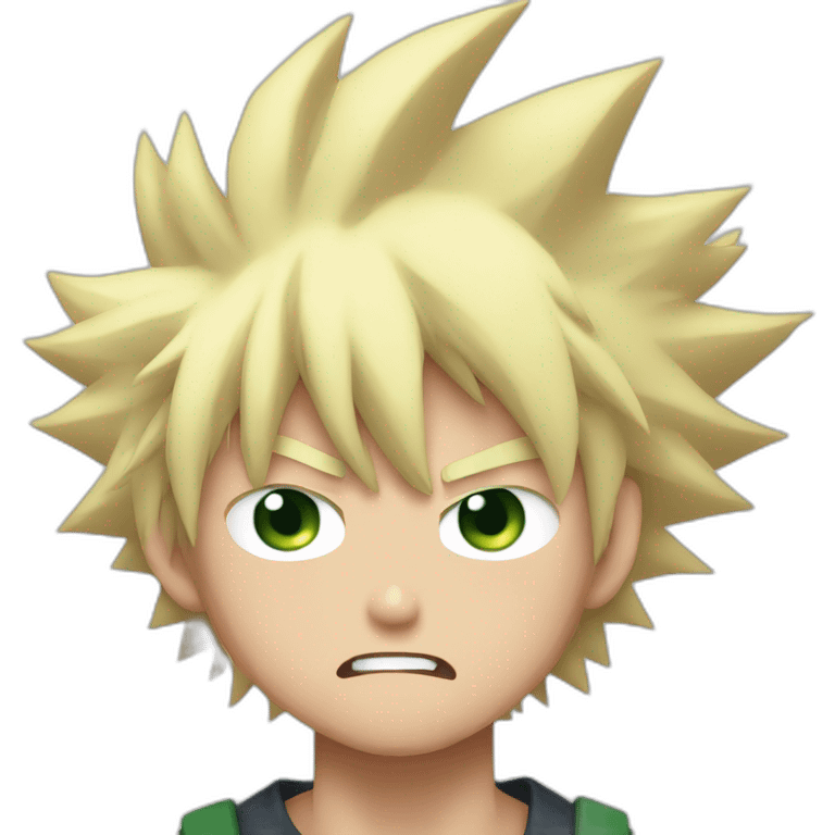 Katsuki bakugo angry emoji