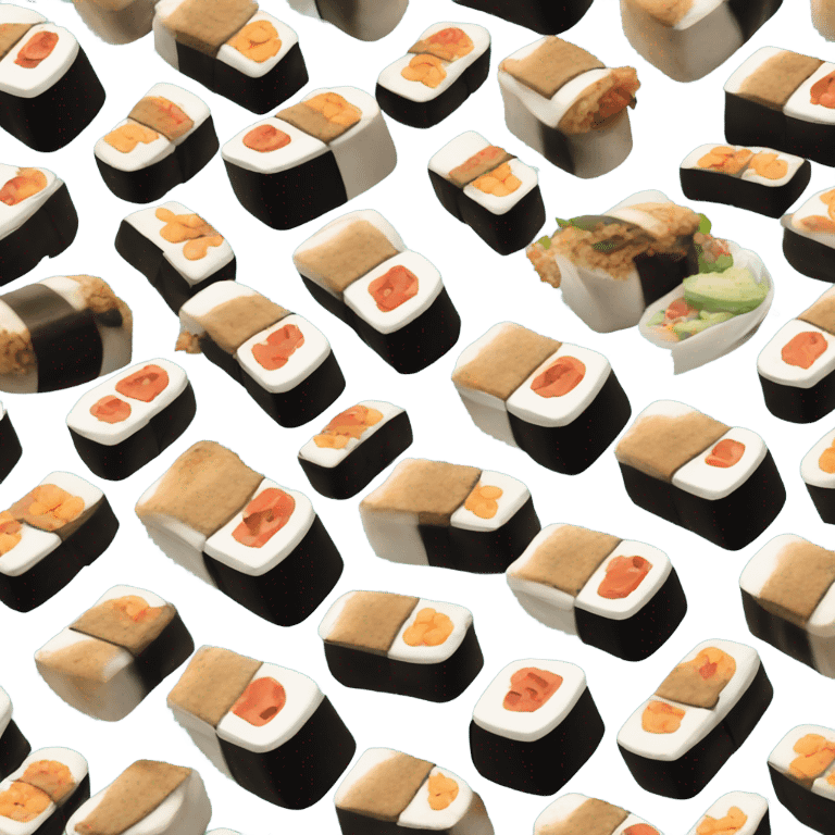 Spam musubi  emoji