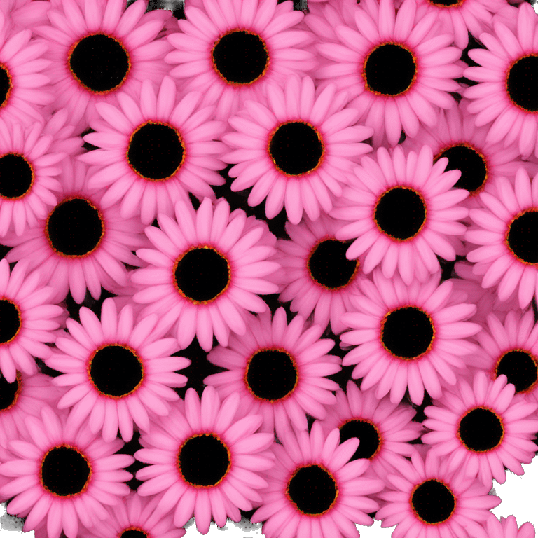 Gerber daisy pink emoji