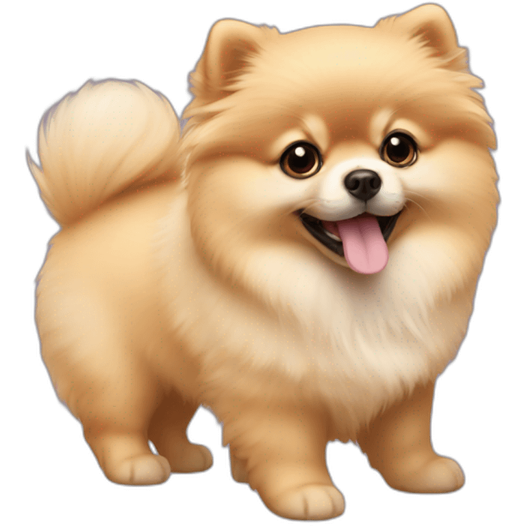 Pomeranian puppy emoji