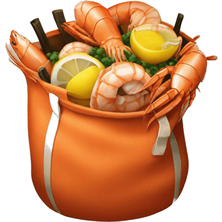 seafood boil bag emoji