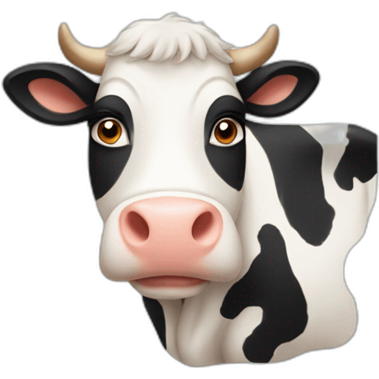 High quality cow emoji