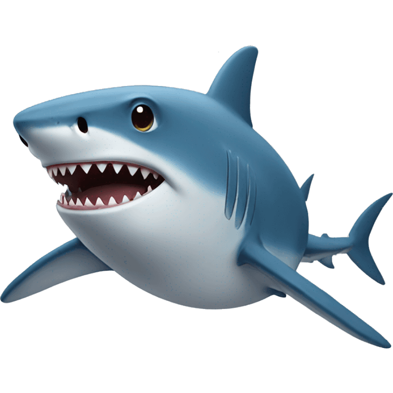 Shark with autism emoji