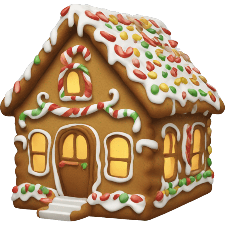 Ginger bread house emoji