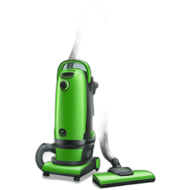 green vertical vacuum cleaner emoji