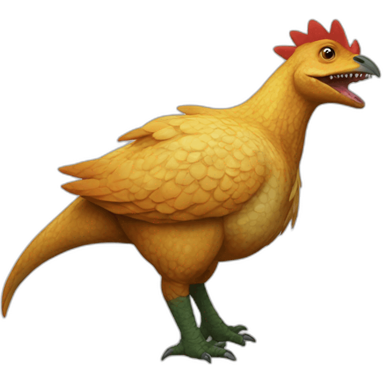 Dinosaur Chicken Hybrid emoji