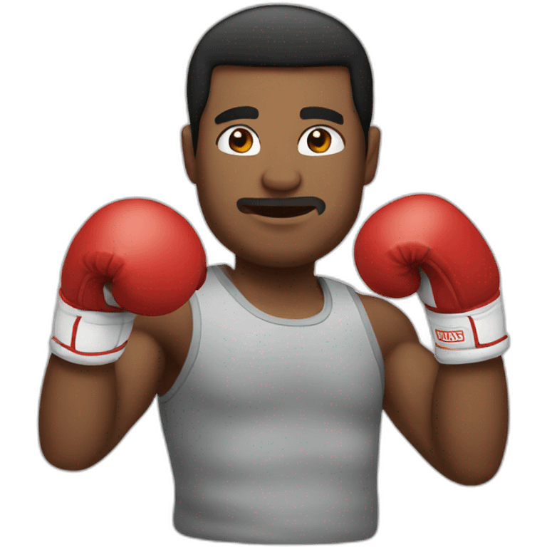 iOS boxing emoji