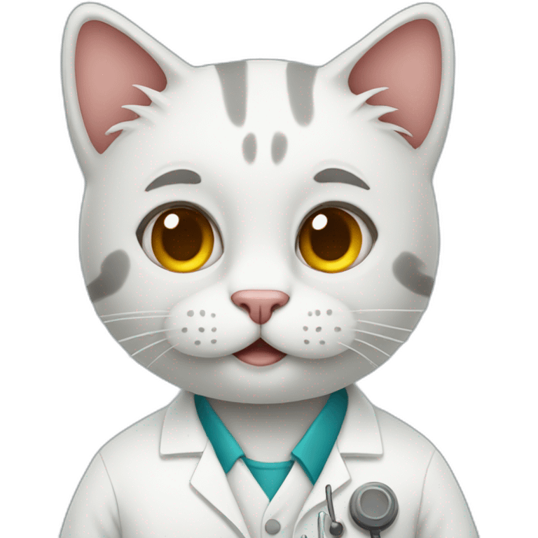 a cat scientist emoji