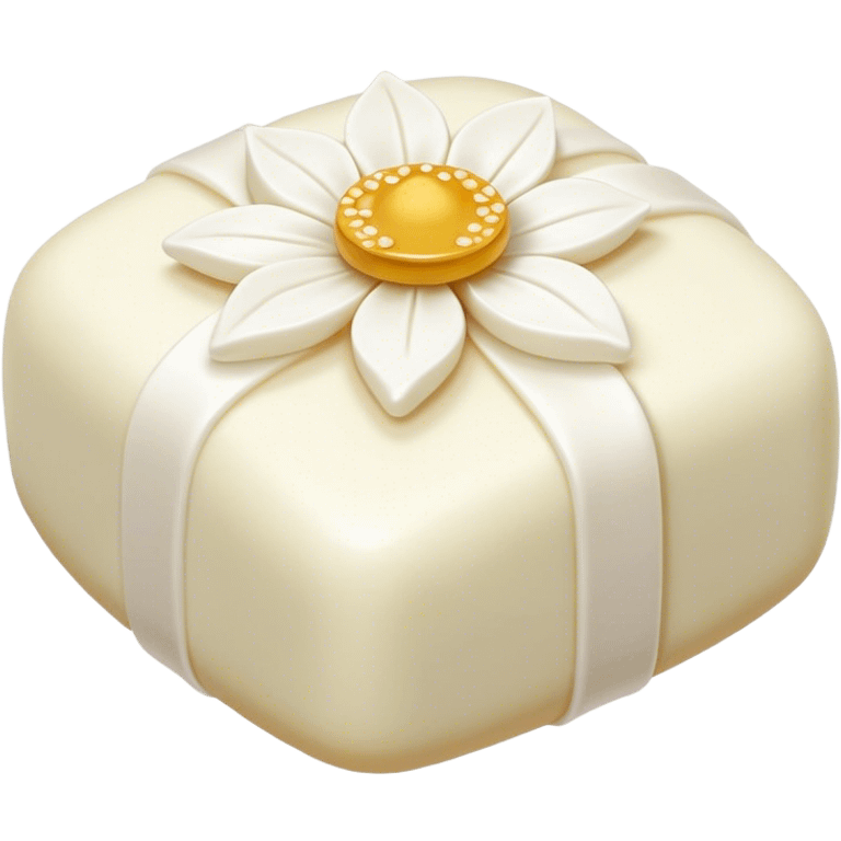 White wagashi  emoji