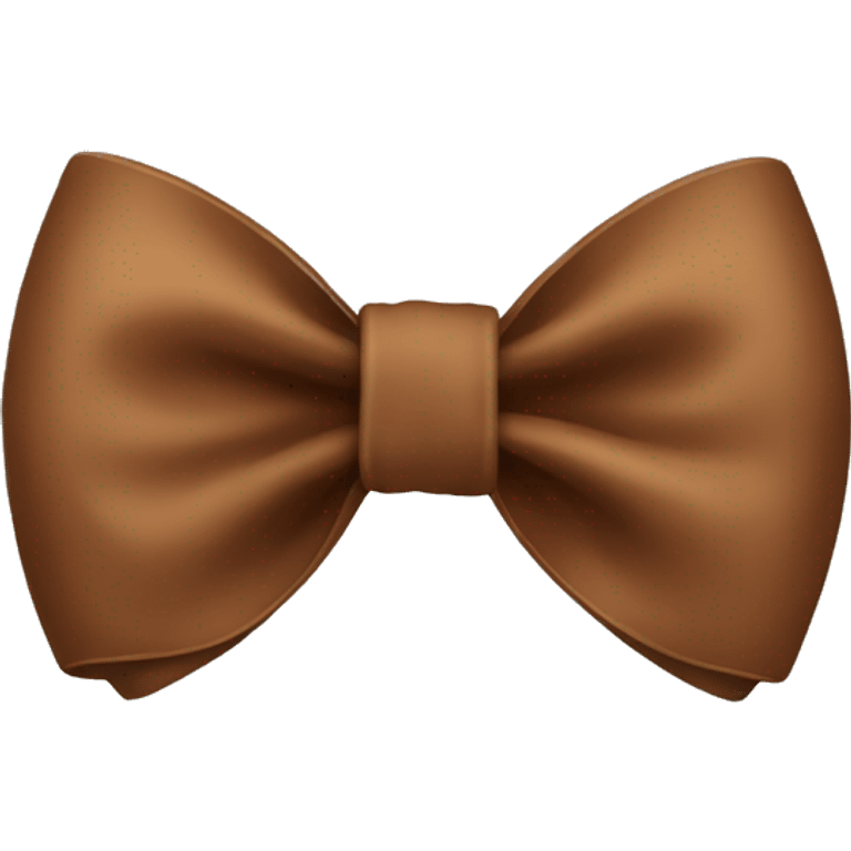 Brown bow emoji