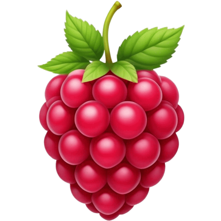 An app logo which includes raspberry emoji