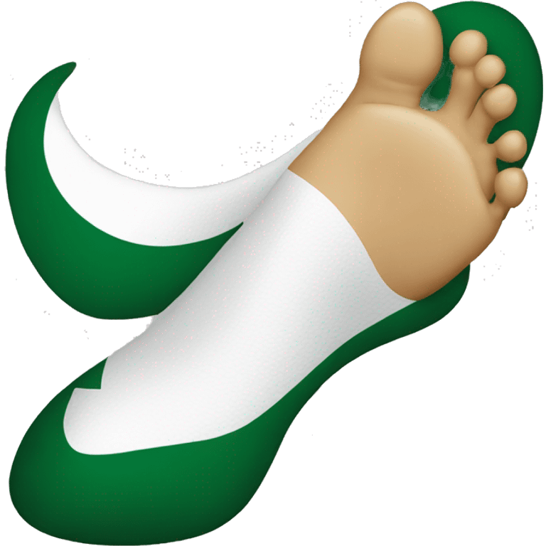 Pakistan foot emoji