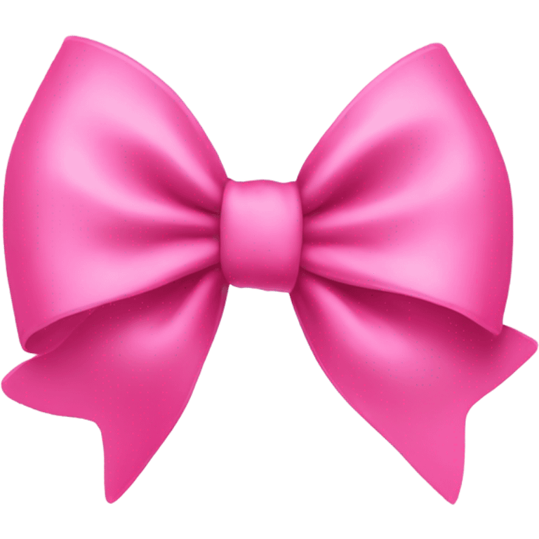 A pink bow by its self emoji