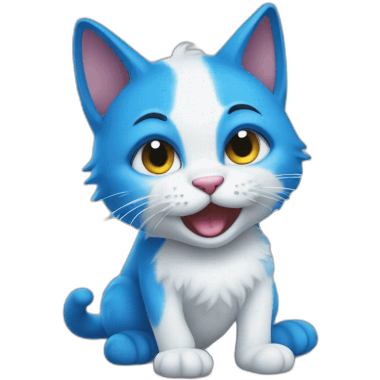 smurf cat emoji