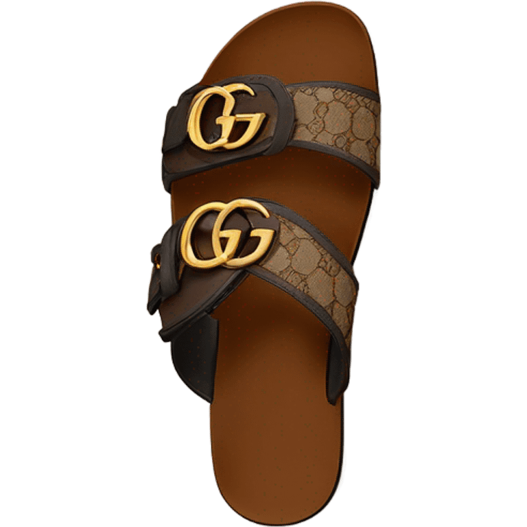 Platform Gucci sandals brown  emoji