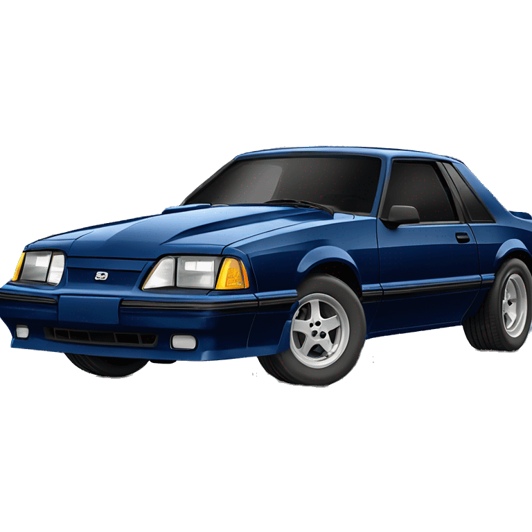 1989 foxbody mustang dark blue emoji