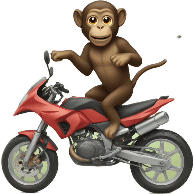 monkey riding dog emoji