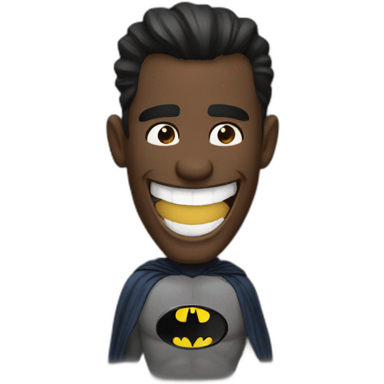 Batman laughing emoji