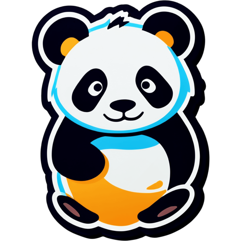 panda skill issue sign  emoji