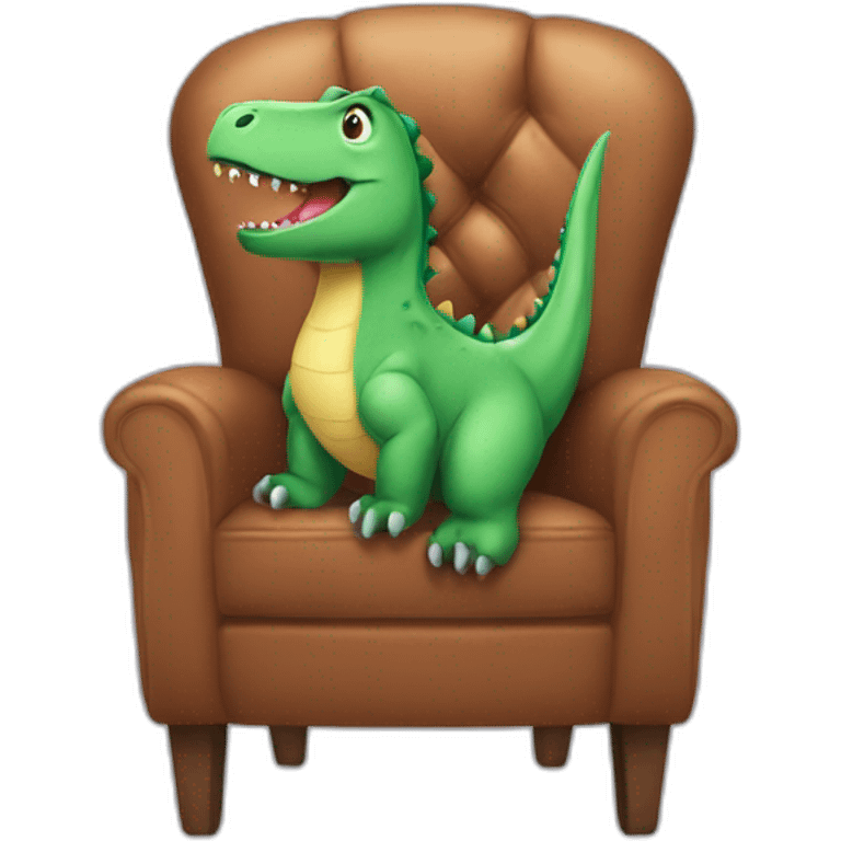 dinossaur-in-a-chair emoji