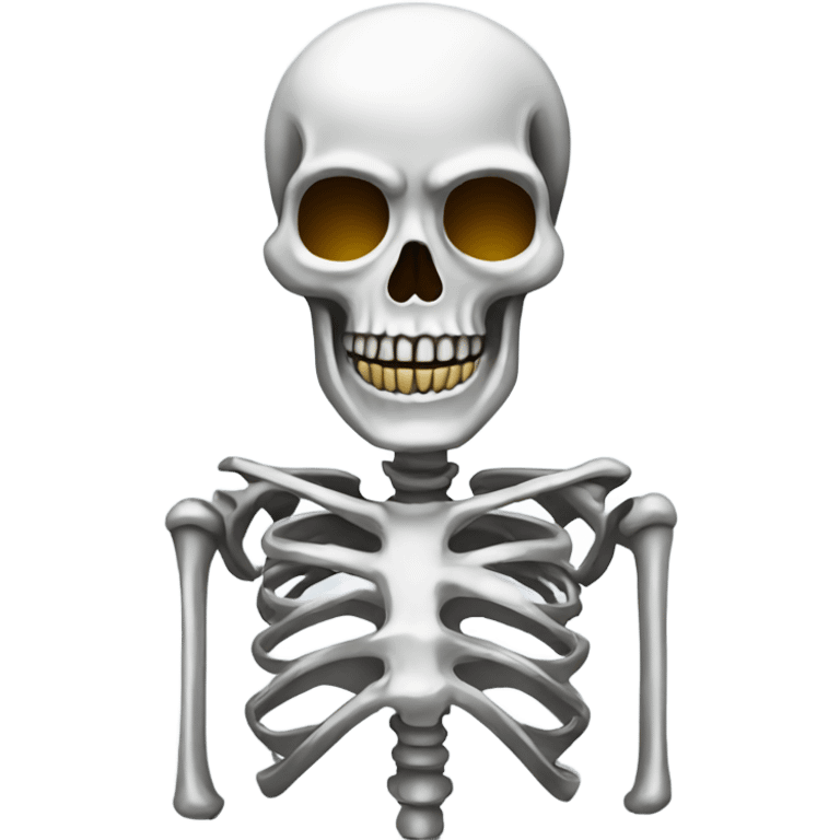 Chrome skeleton emoji