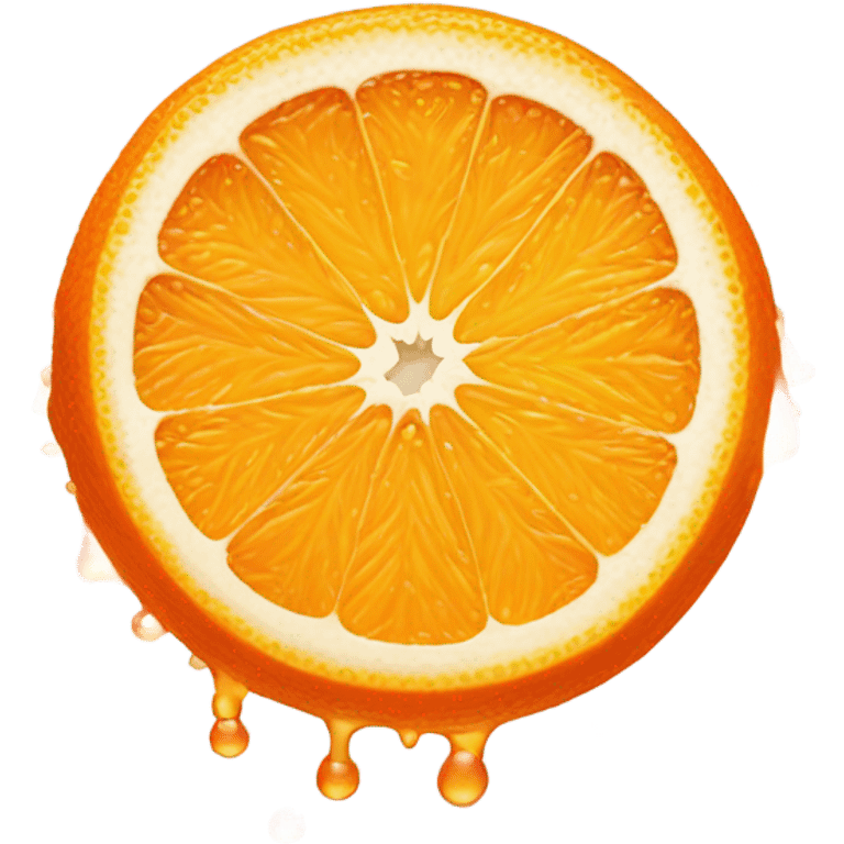 Media naranja  emoji