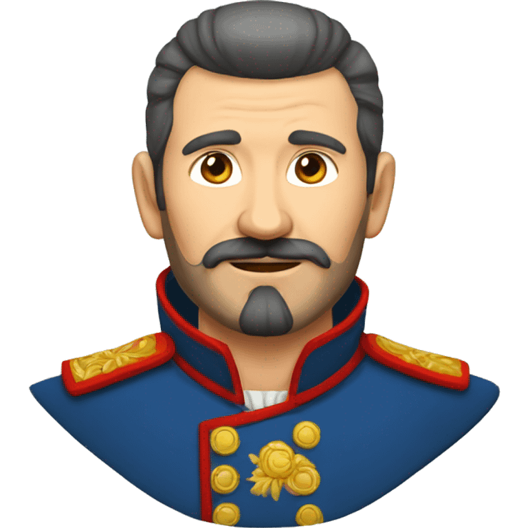 Cossack like in old soviet popular cartoon cossacks emoji