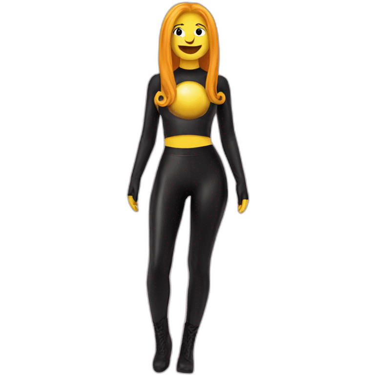 Latex leggings emoji