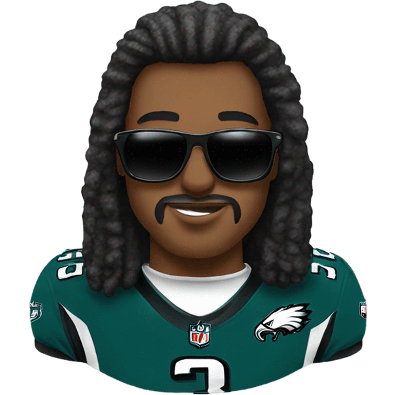 NFL eagles wearing star sunglasses  emoji