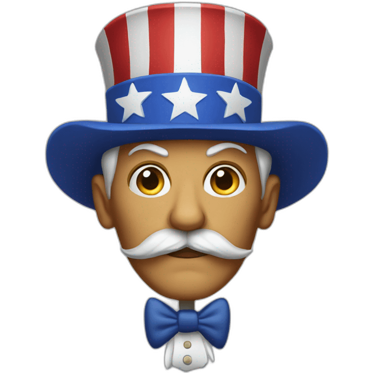 uncle sam serious emoji