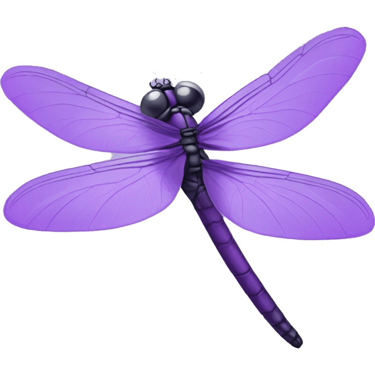 Purple dragonfly emoji